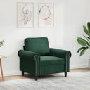 vidaXL Fauteuil 60 cm fluweel lichtgrijs