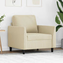vidaXL Fauteuil 60 cm fluweel lichtgrijs