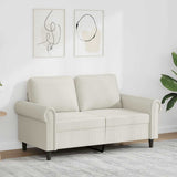 vidaXL Fauteuil 60 cm fluweel lichtgrijs
