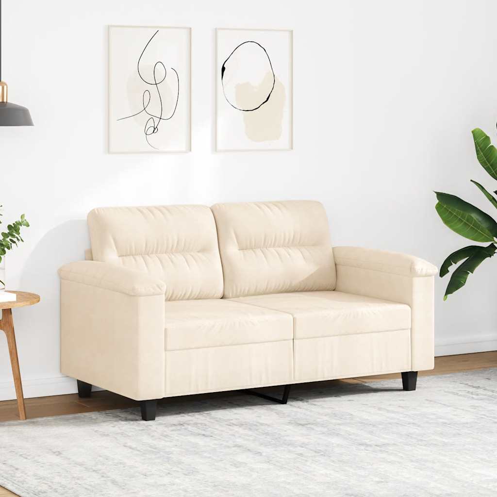 vidaXL Fauteuil 60 cm microvezelstof taupe