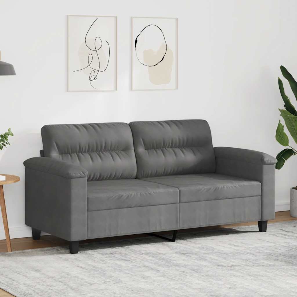 vidaXL Fauteuil 60 cm microvezelstof taupe