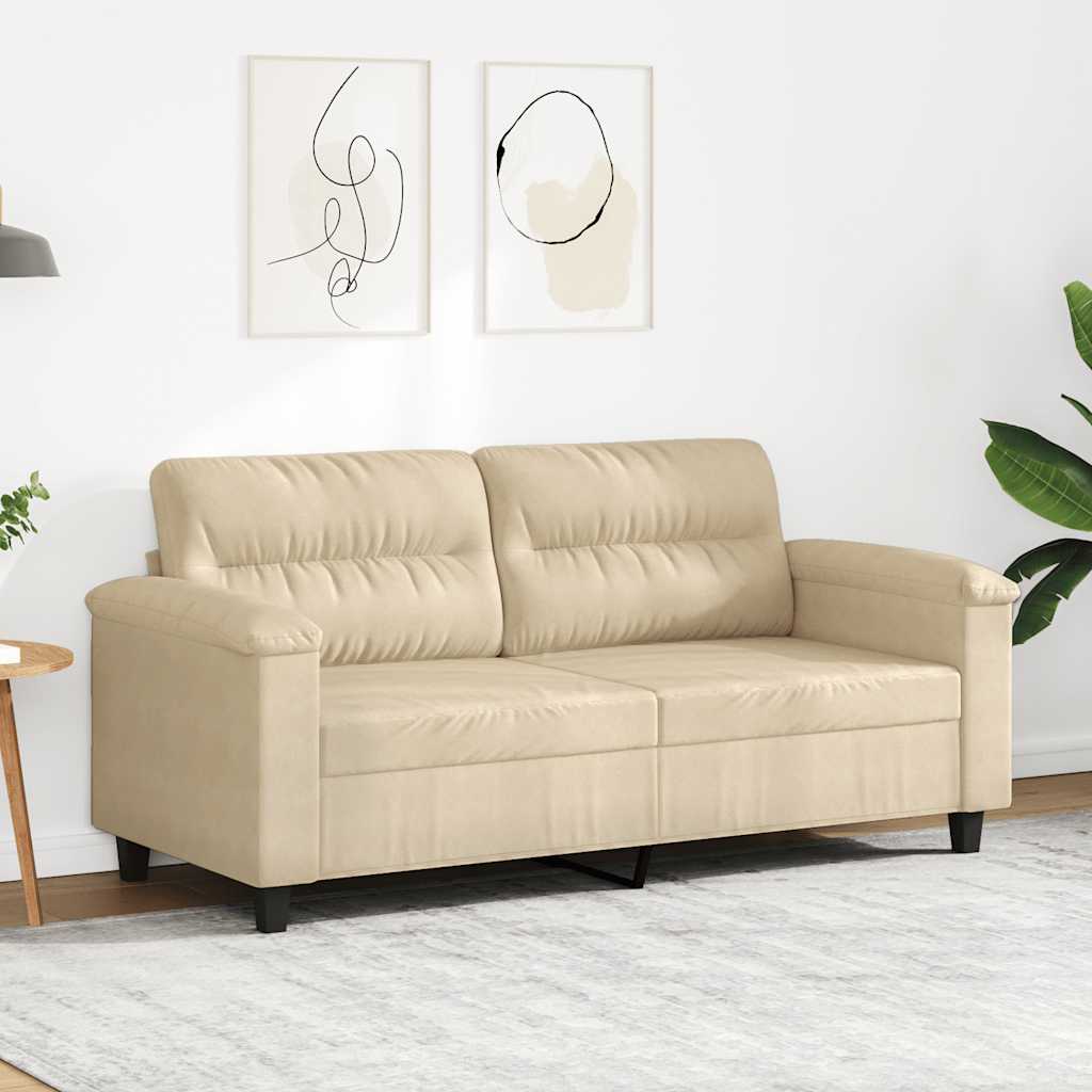 vidaXL Fauteuil 60 cm microvezelstof taupe