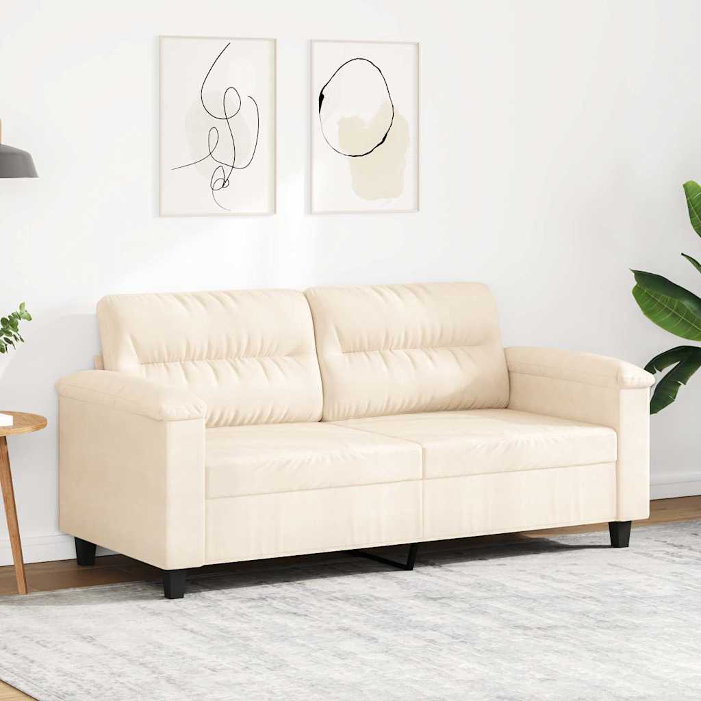 vidaXL Fauteuil 60 cm microvezelstof taupe