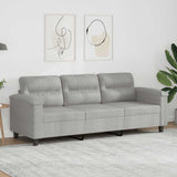 vidaXL Fauteuil 60 cm microvezelstof taupe
