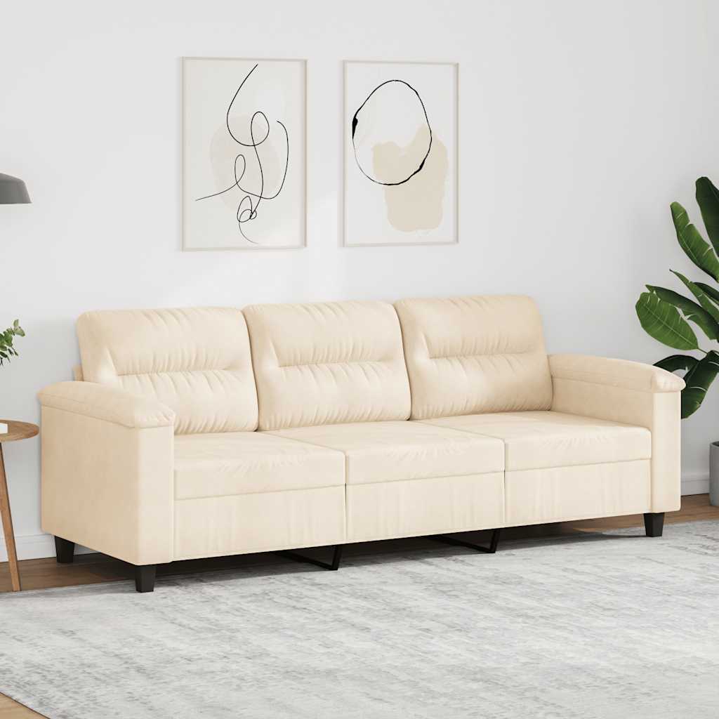 vidaXL Fauteuil 60 cm microvezelstof taupe