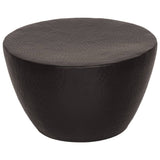vidaXL Coffee table 70x30 cm hammered aluminium brass-coloured