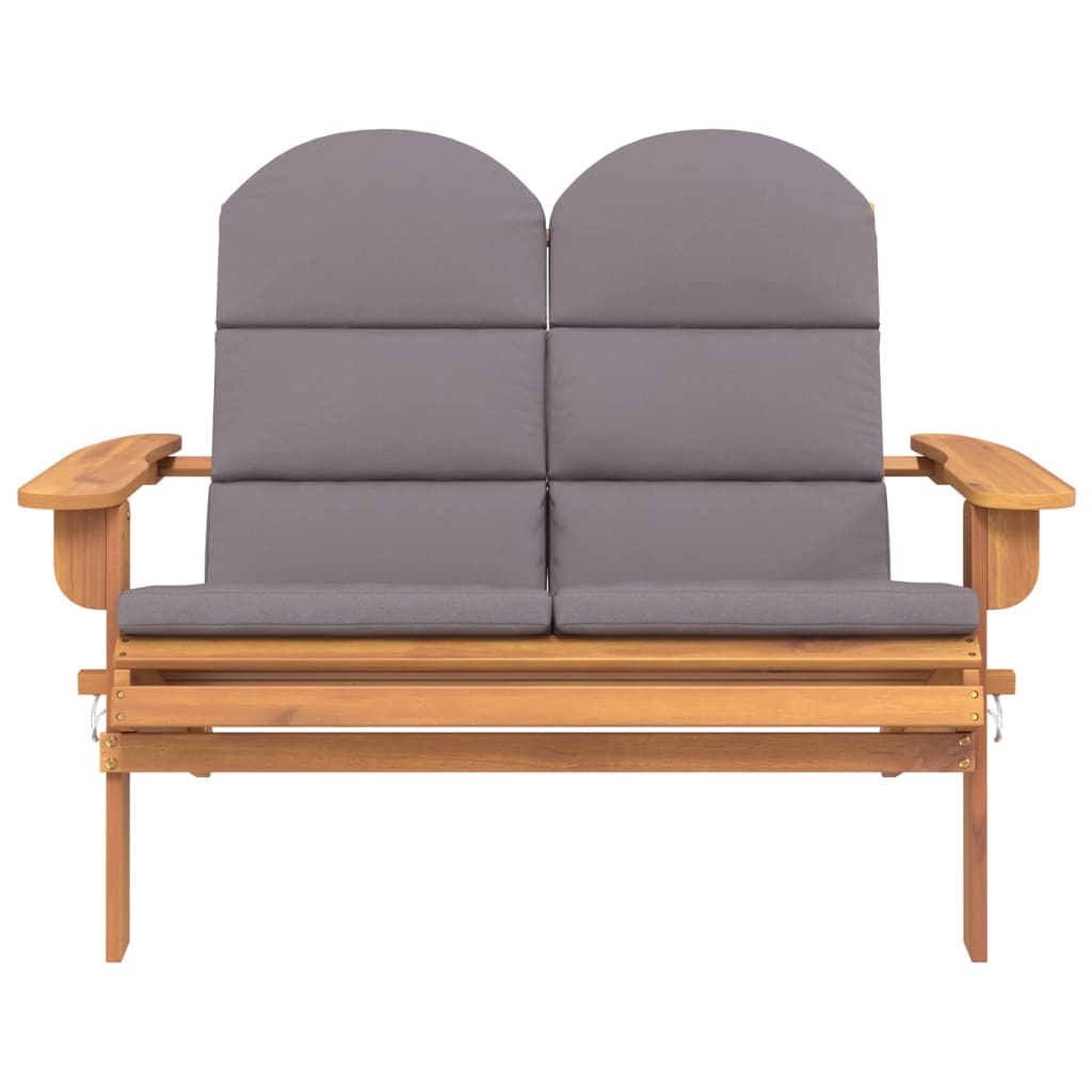 vidaXL Tuinbank Adirondack 126 cm massief acaciahout