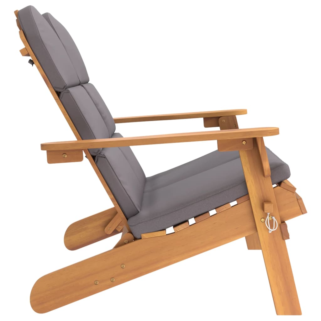 vidaXL Tuinbank Adirondack 126 cm massief acaciahout