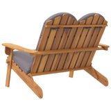 vidaXL Tuinbank Adirondack 126 cm massief acaciahout