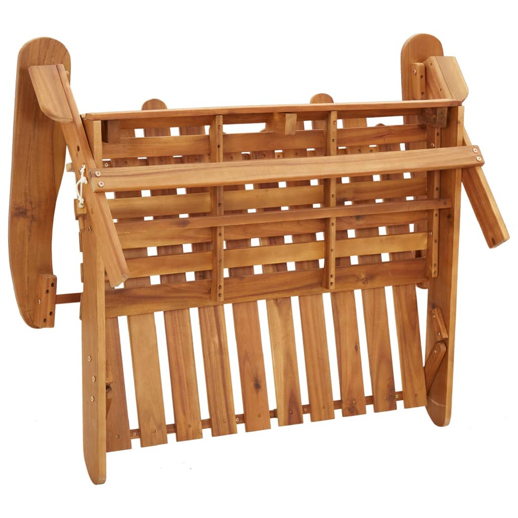 vidaXL Tuinbank Adirondack 126 cm massief acaciahout
