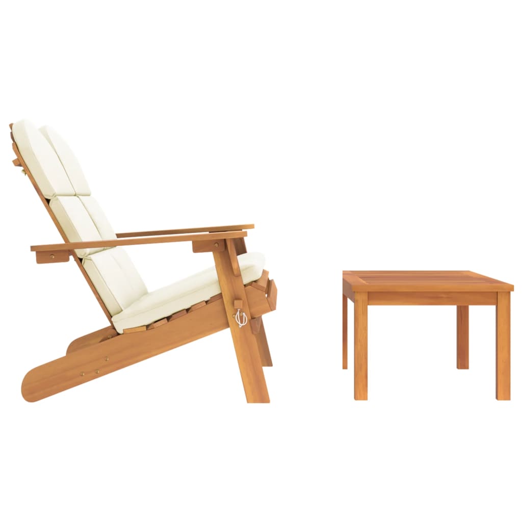 vidaXL 2-delige Loungeset Adirondack massief acaciahout