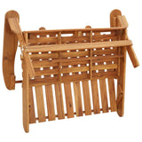 vidaXL 2-delige Loungeset Adirondack massief acaciahout