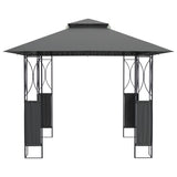 vidaXL Gazebo with Roof 300x300x270 cm Steel Anthracite