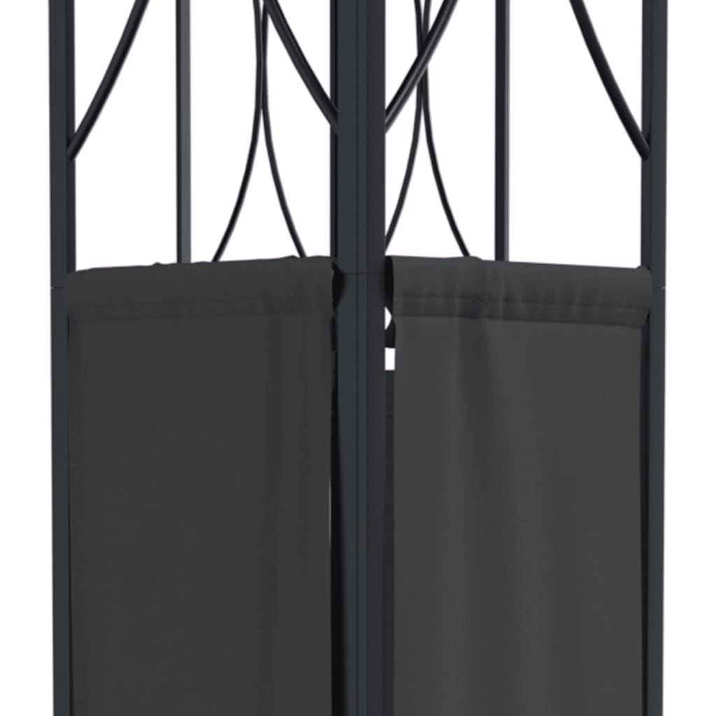 vidaXL Gazebo with Roof 300x300x270 cm Steel Anthracite