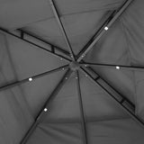 vidaXL Gazebo with Roof 300x300x270 cm Steel Anthracite