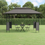 vidaXL Gazebo with Roof 300x300x270 cm Steel Anthracite