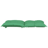 vidaXL Garden Chair Cushions 2 pcs Low Back 100x50x7 cm Fabric Green