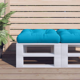 vidaXL Palletkussen 50x50x12 cm stof antracietkleurig