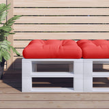 vidaXL Palletkussen 50x50x12 cm stof antracietkleurig