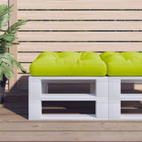 vidaXL Palletkussen 50x50x12 cm stof antracietkleurig