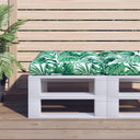 vidaXL Palletkussen 50x50x12 cm stof antracietkleurig
