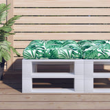 vidaXL Palletkussen 50x50x12 cm stof antracietkleurig