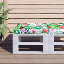 vidaXL Palletkussen 50x50x12 cm stof antracietkleurig