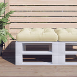 vidaXL Palletkussen 50x50x12 cm stof antracietkleurig
