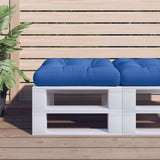 vidaXL Palletkussen 50x50x12 cm stof antracietkleurig