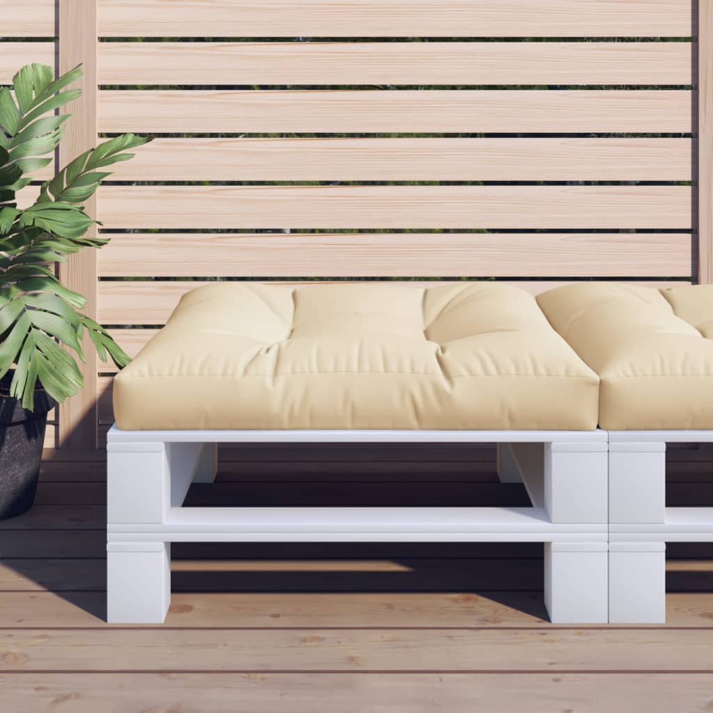 vidaXL Palletkussen 50x50x12 cm stof antracietkleurig