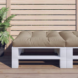 vidaXL Palletkussen 50x50x12 cm stof antracietkleurig