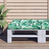 vidaXL Palletkussen 50x50x12 cm stof antracietkleurig