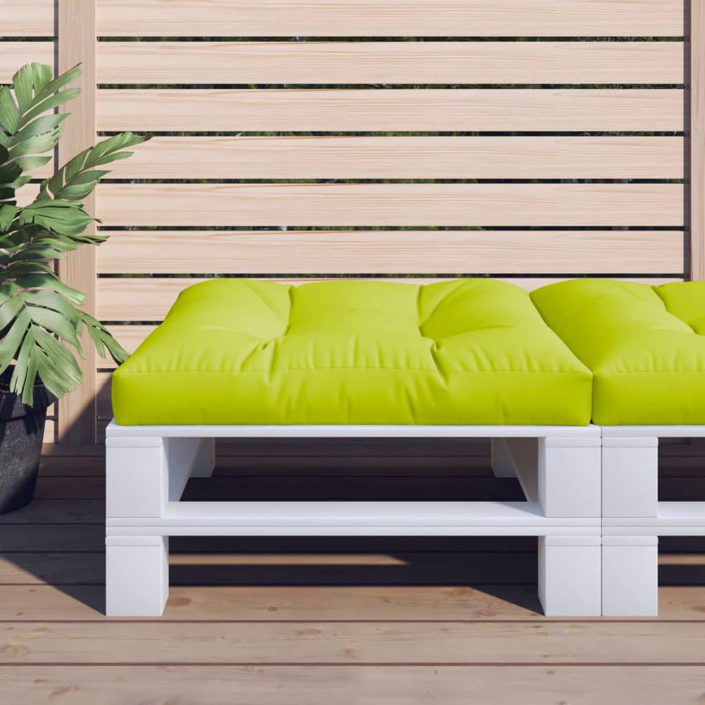 vidaXL Palletkussen 50x50x12 cm stof antracietkleurig