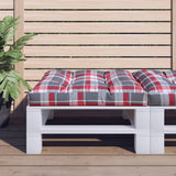 vidaXL Palletkussen 50x50x12 cm stof antracietkleurig