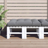 vidaXL Palletkussen 50x50x12 cm stof antracietkleurig