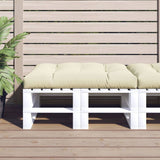 vidaXL Palletkussen 50x50x12 cm stof antracietkleurig