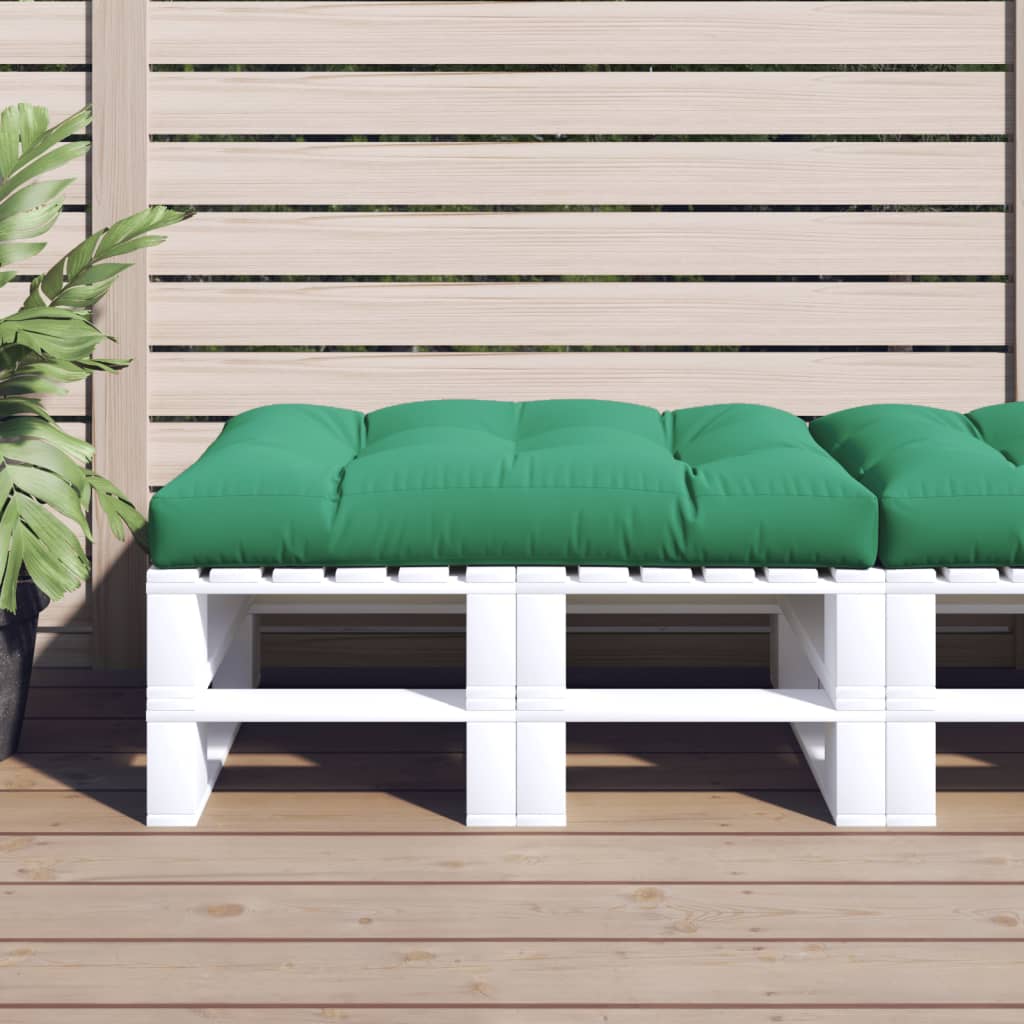 vidaXL Palletkussen 50x50x12 cm stof antracietkleurig