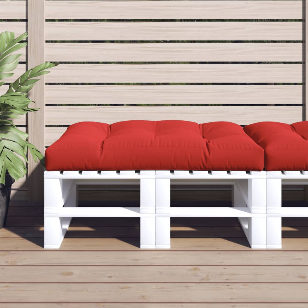 vidaXL Palletkussen 50x50x12 cm stof antracietkleurig