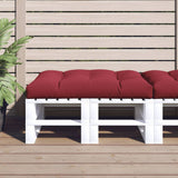 vidaXL Palletkussen 50x50x12 cm stof antracietkleurig