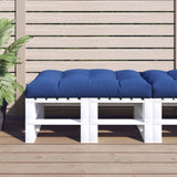 vidaXL Palletkussen 50x50x12 cm stof antracietkleurig