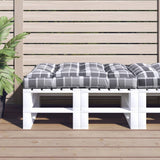 vidaXL Palletkussen 50x50x12 cm stof antracietkleurig