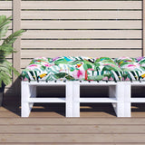 vidaXL Palletkussen 50x50x12 cm stof antracietkleurig