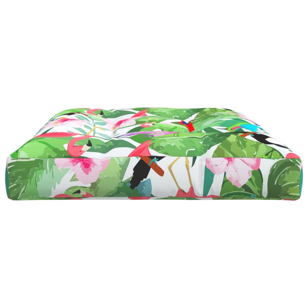 vidaXL Palletkussen 50x50x12 cm stof antracietkleurig