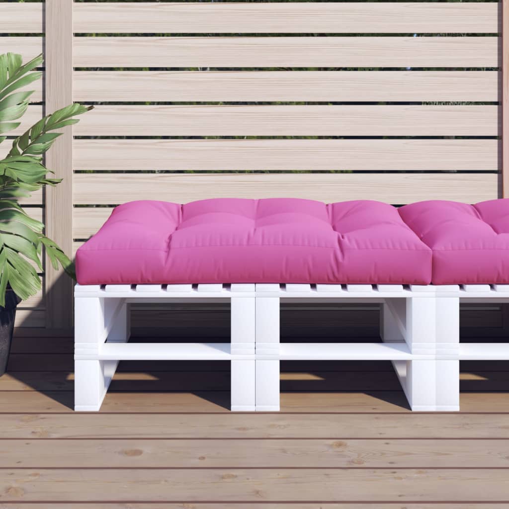 vidaXL Palletkussen 50x50x12 cm stof antracietkleurig