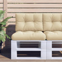 vidaXL Palletkussen 50x40x12 cm stof antracietkleurig