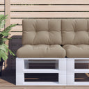 vidaXL Palletkussen 50x40x12 cm stof antracietkleurig