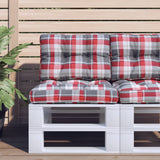 vidaXL Palletkussen 50x40x12 cm stof antracietkleurig