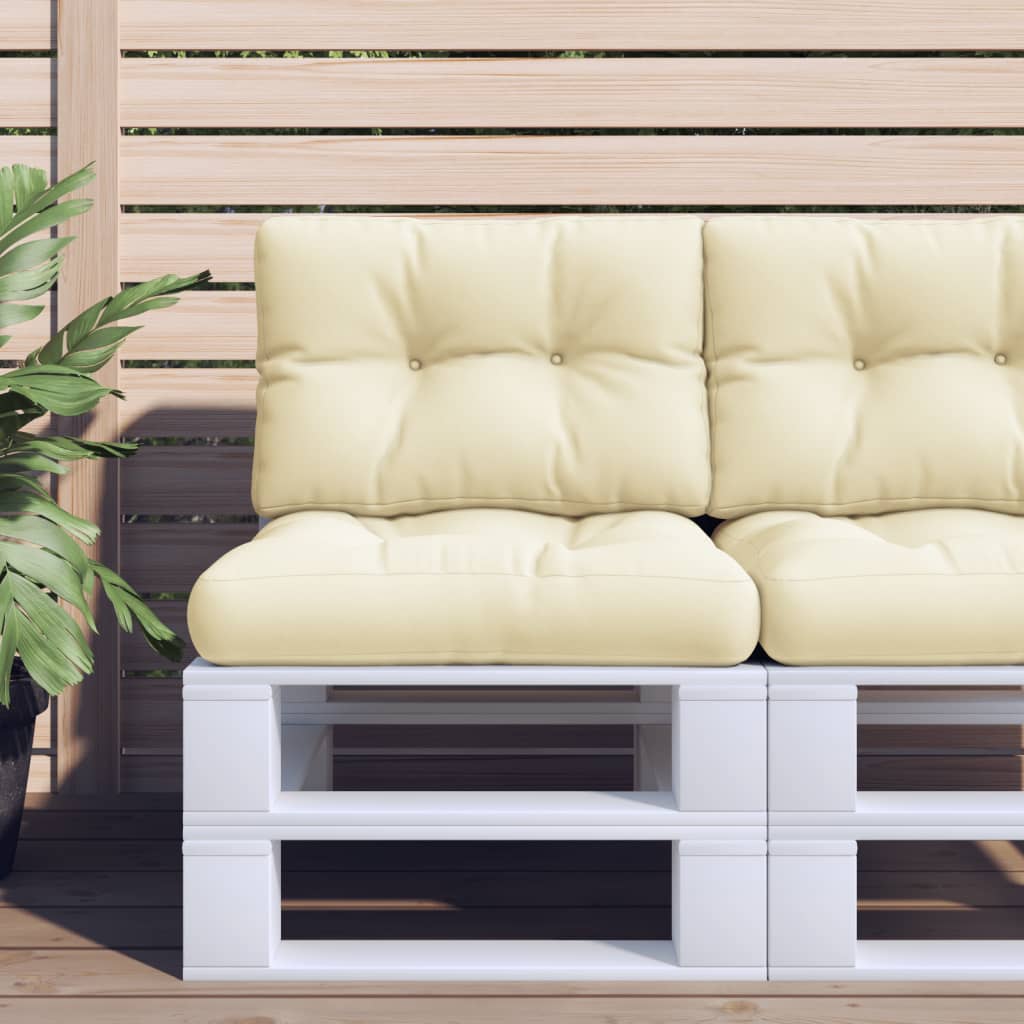 vidaXL Palletkussen 50x40x12 cm stof antracietkleurig
