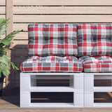 vidaXL Palletkussen 50x40x12 cm stof antracietkleurig