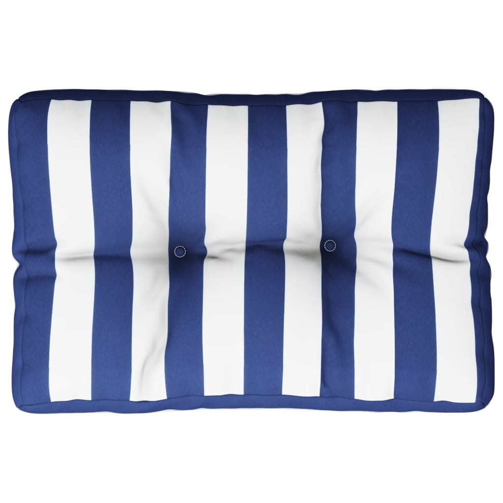 vidaXL Palletkussen 50x40x12 cm stof antracietkleurig
